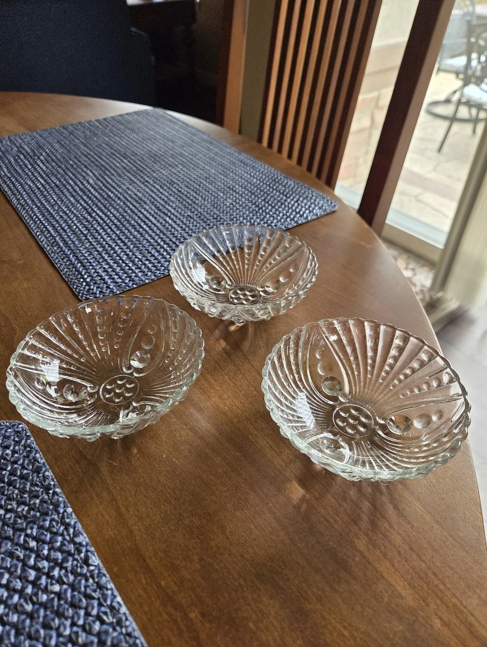 Anchor Hocking 1940s Clear Depression Glass 